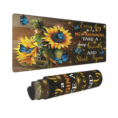 Sunflower Extended Mouse Pad Large Gaming Mouse Pad Computer Keyboard Mouse Mat