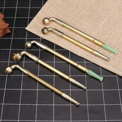 Mini Retractable Dry Tobacco Rod Alloy Dual use Tobacco Pouch