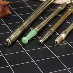 Mini Retractable Dry Tobacco Rod Alloy Dual use Tobacco Pouch