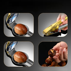 Stainless Steel Nutcracker Chestnut Clip for Opening Dried Fruits
