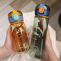 400ML 500ML Portable Water Bottle Large Capacity Leakproof Lock