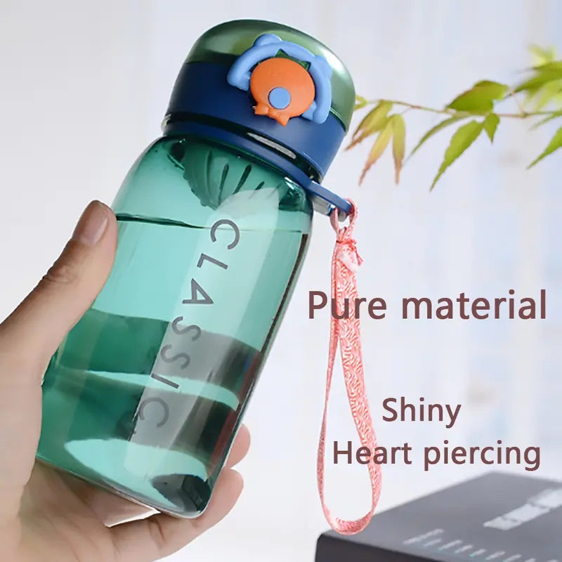 400ML 500ML Portable Water Bottle Large Capacity Leakproof Lock