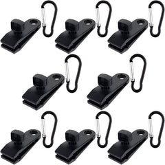 24pcs Tarp Clips w/ Carabiner for Awnings Canopies Camping Tarps