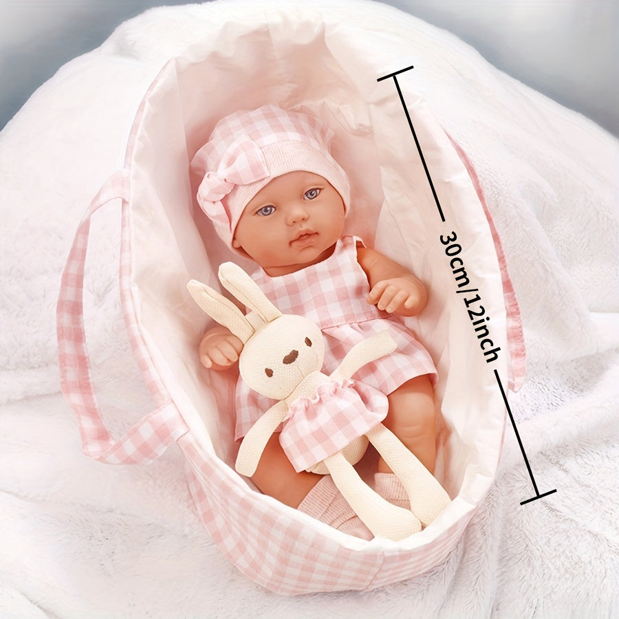 Realistic Reborn Doll with Hanging Basket - Perfect Birthday Gift for Kids