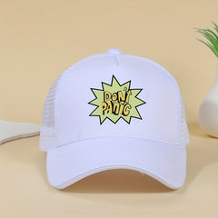 Mens Letter Graphic Baseball Cap Trucker Hat for Sports