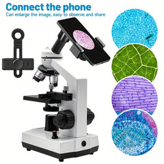 40X 1000X Professional Biological Compound Microscope