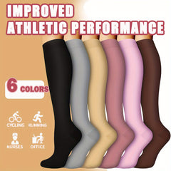 Copper Compression Socks 15-20 mmHg Knee High for Women Men