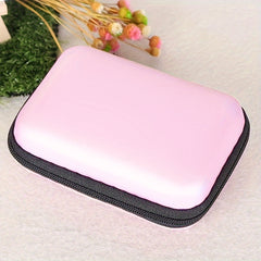 2pcs Travel Charger Storage Bags Mini Earphone Storage Boxes