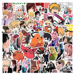 50pcs Cartoon Anime Waterproof Decorative Stickers for Luggage Laptop Phone