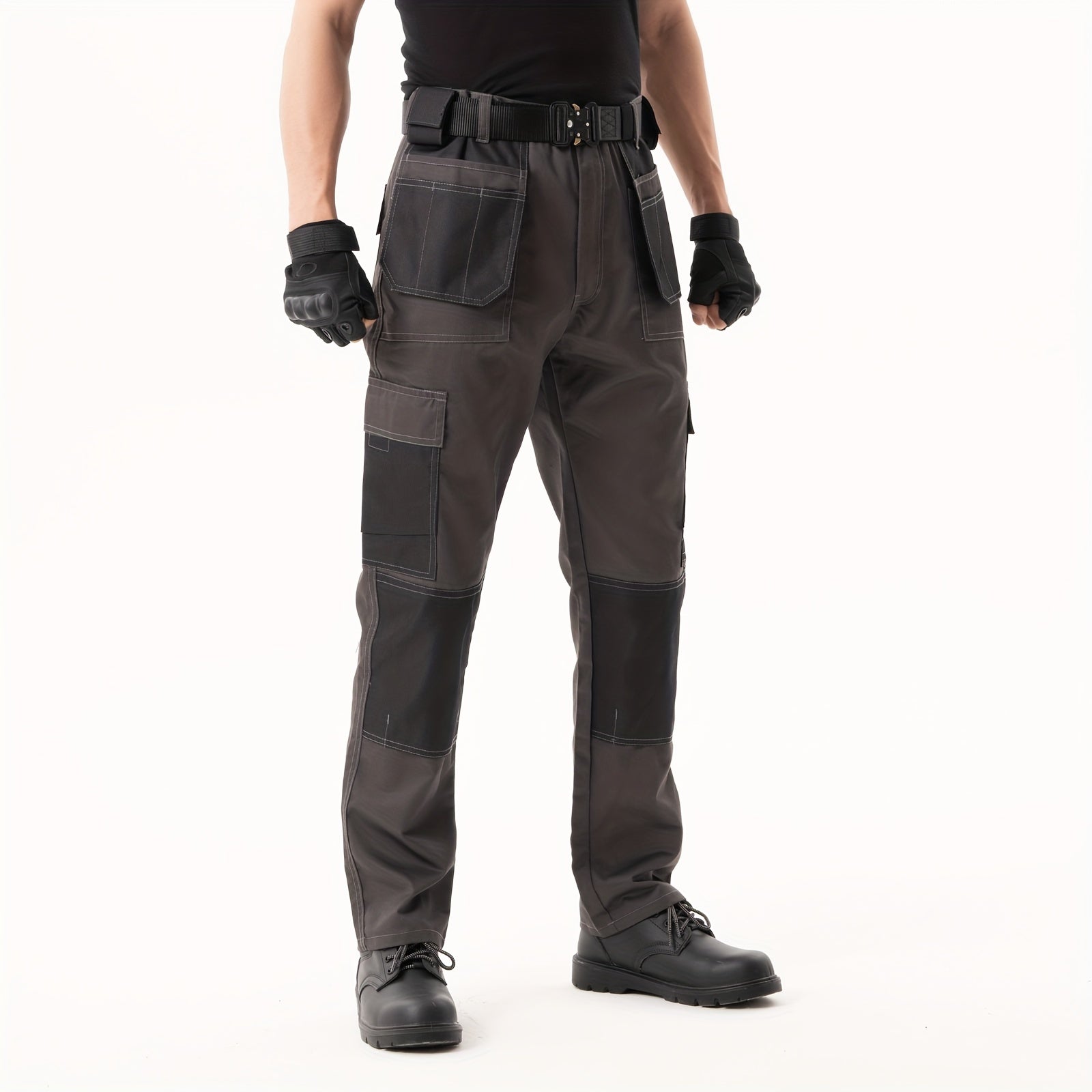 Poly Cotton Twill Men's Knee Pads Cargo Trousers