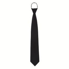 Zipper Tie Classic Pre Tie Adjustable Ties for Daily Dress Wedding Party