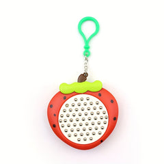 Colorful Magnetic Ball Drawing Board Keychain Fun Toy Red & Green Accents