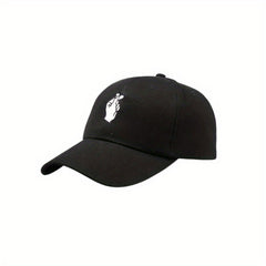 Finger Print Baseball Cap Hip Hop Adjustable Dad Hats Casual Sunscreen