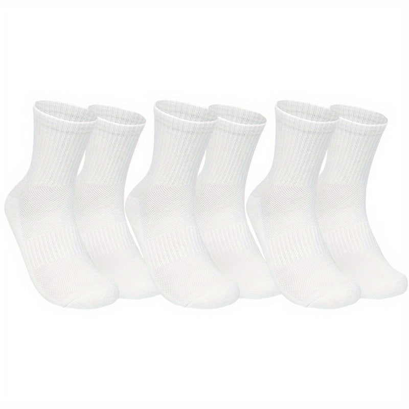 Men's Thick Cotton Mid-calf Socks for Outdoor Running Cycling