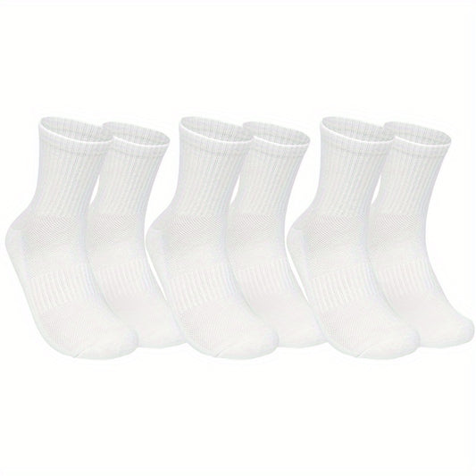 Men's Thick Cotton Mid-calf Socks for Outdoor Running Cycling