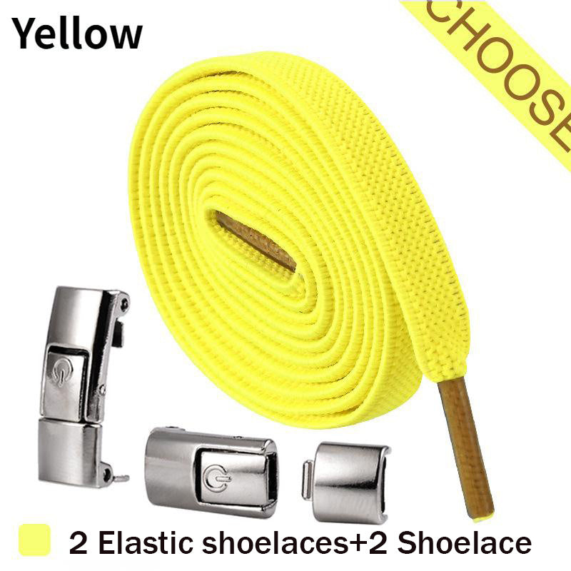 No-Screw Installation Elastic Laces for Sneakers