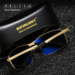 RoyalHot Polarized Rectangle Frame Sunglasses 70015
