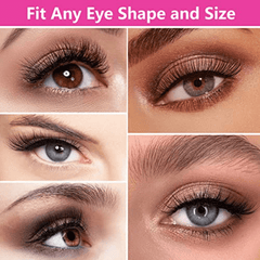 Reusable Self Adhesive Eyelashes Natural Look