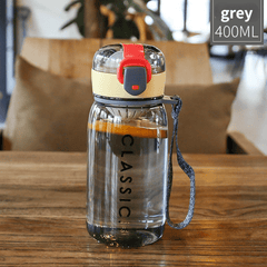 400ML 500ML Portable Water Bottle Large Capacity Leakproof Lock