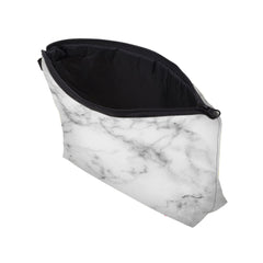 Marble Pattern Toiletry Bag for Women Water Resistant Makeup Pouch