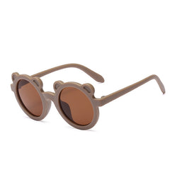Bear Sunglasses Classic Round Lens Sun Glasses UV400 Protection