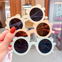 Bear Sunglasses Classic Round Lens Sun Glasses UV400 Protection