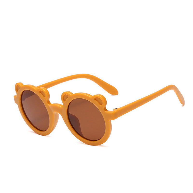Bear Sunglasses Classic Round Lens Sun Glasses UV400 Protection