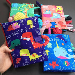3D Tail Baby Cloth Book Red Sound Paper Toy