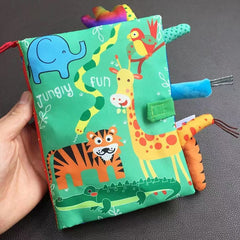 3D Tail Baby Cloth Book Red Sound Paper Toy