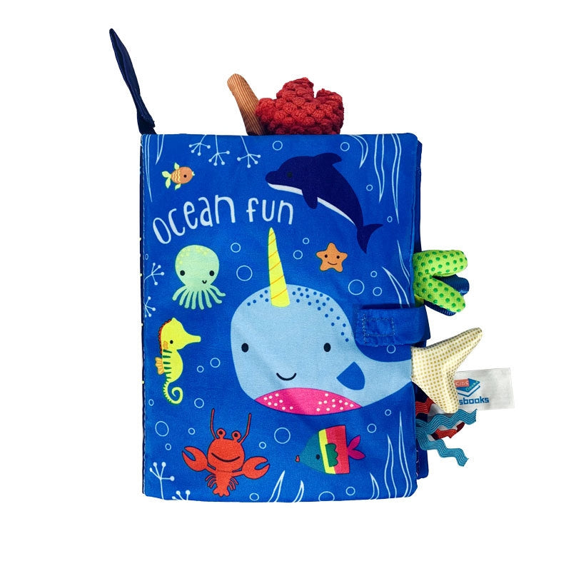 3D Tail Baby Cloth Book Red Sound Paper Toy
