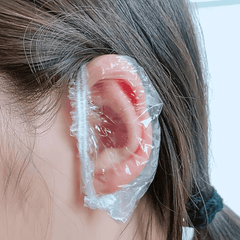 100pcs Waterproof Disposable Ear Covers for Hair Dye Shower Spa