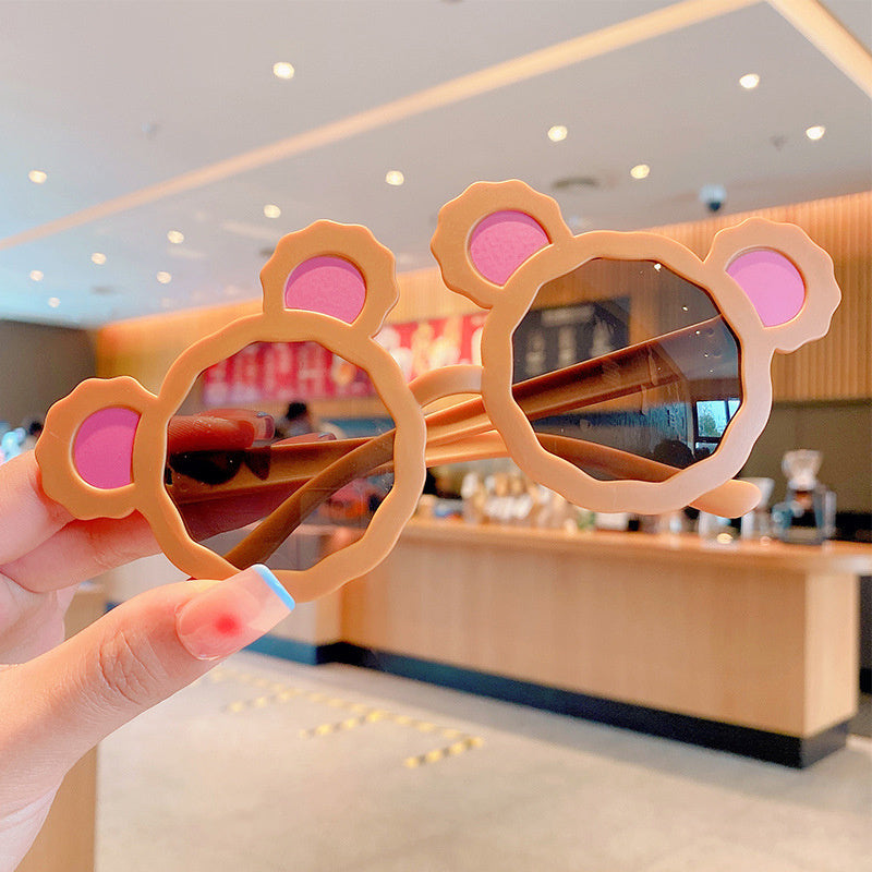 Bear Ear Decor Sunglasses For Women Kids UV400