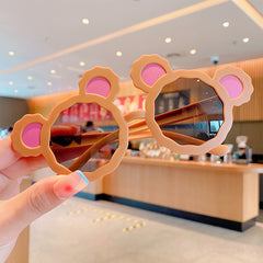 Bear Ear Decor Sunglasses For Women Kids UV400