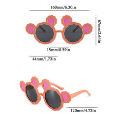 Bear Ear Decor Sunglasses For Women Kids UV400