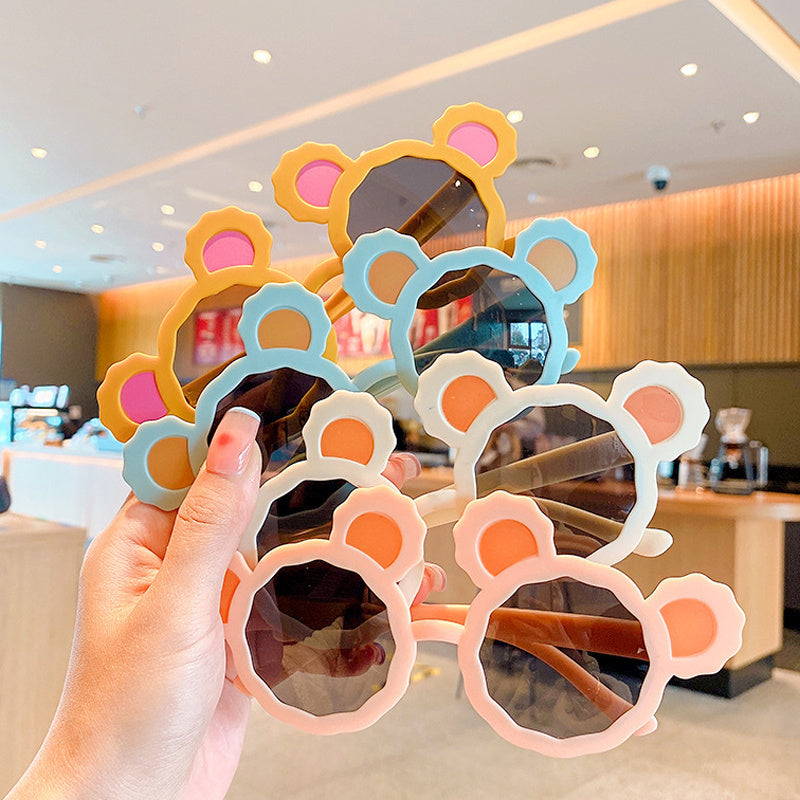 Bear Ear Decor Sunglasses For Women Kids UV400