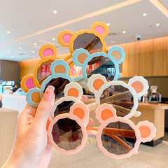 Bear Ear Decor Sunglasses For Women Kids UV400