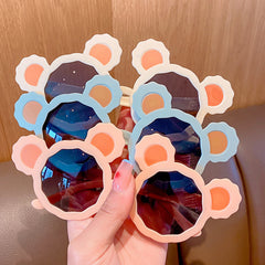 Bear Ear Decor Sunglasses For Women Kids UV400