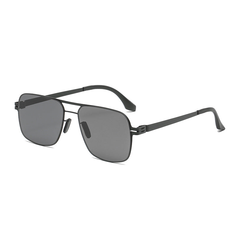 JY100 Men's Metal Frame UV400 Polarized Sunglasses