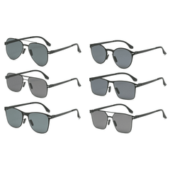 JY100 Men's Metal Frame UV400 Polarized Sunglasses