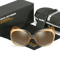 Royal Oval Resin Polarized Sunglasses Uv400 Glasses