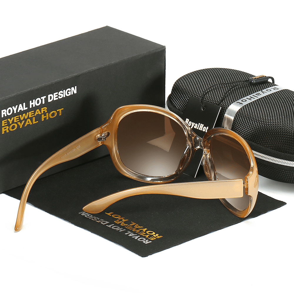 Royal Oval Resin Polarized Sunglasses Uv400 Glasses