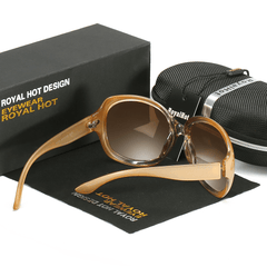 Royal Oval Resin Polarized Sunglasses Uv400 Glasses