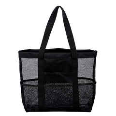 Beach Bag with Shoulder Strap and Multiple Compartments