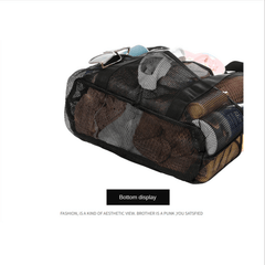 Beach Bag with Shoulder Strap and Multiple Compartments