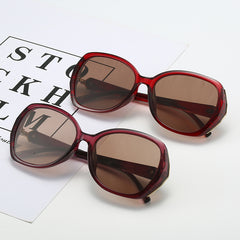 Oval Jelly Frame Sunglasses UV400 Beach Travel Glasses