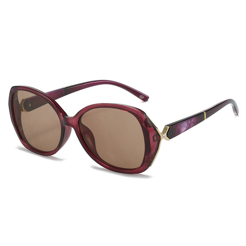 Oval Jelly Frame Sunglasses UV400 Beach Travel Glasses