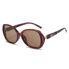 Oval Jelly Frame Sunglasses UV400 Beach Travel Glasses