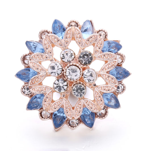 Rhinestone Crystal Snap Button Jewelry For DIY Accessories