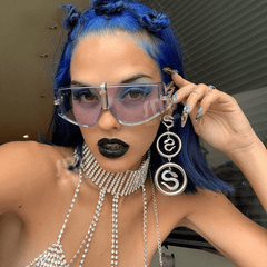 Y2K Clear Candy Frame Sunglasses UV400