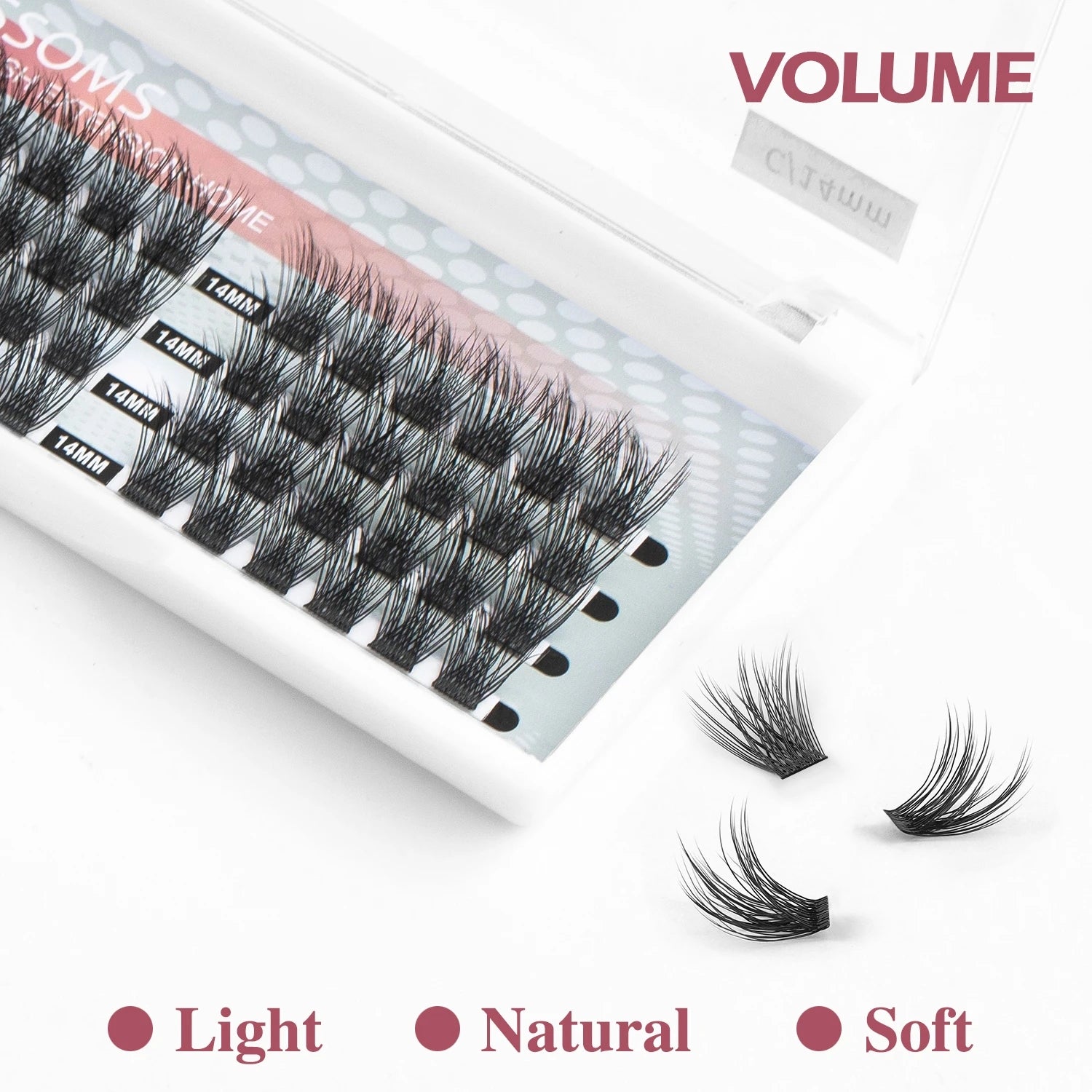 DIY Clusters Eyelash Dovetail Segmented Lashes 48pcs